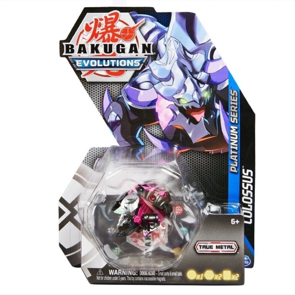 Bakugan Evolutions Platinum Series‎ Colossus Battle Figure True Metal Brand New